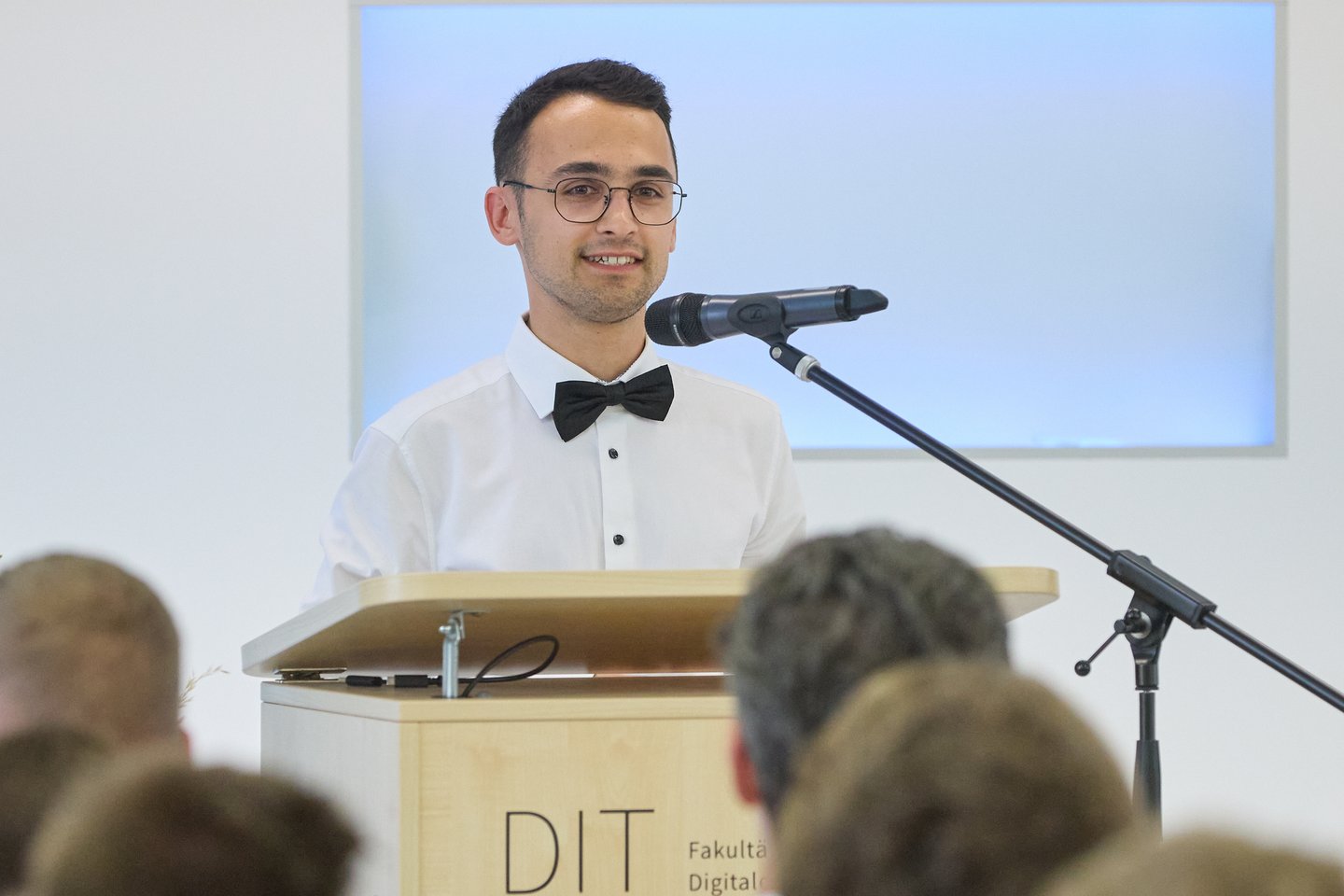 Jannes Schmid Grußwort des Fachschaftsrates