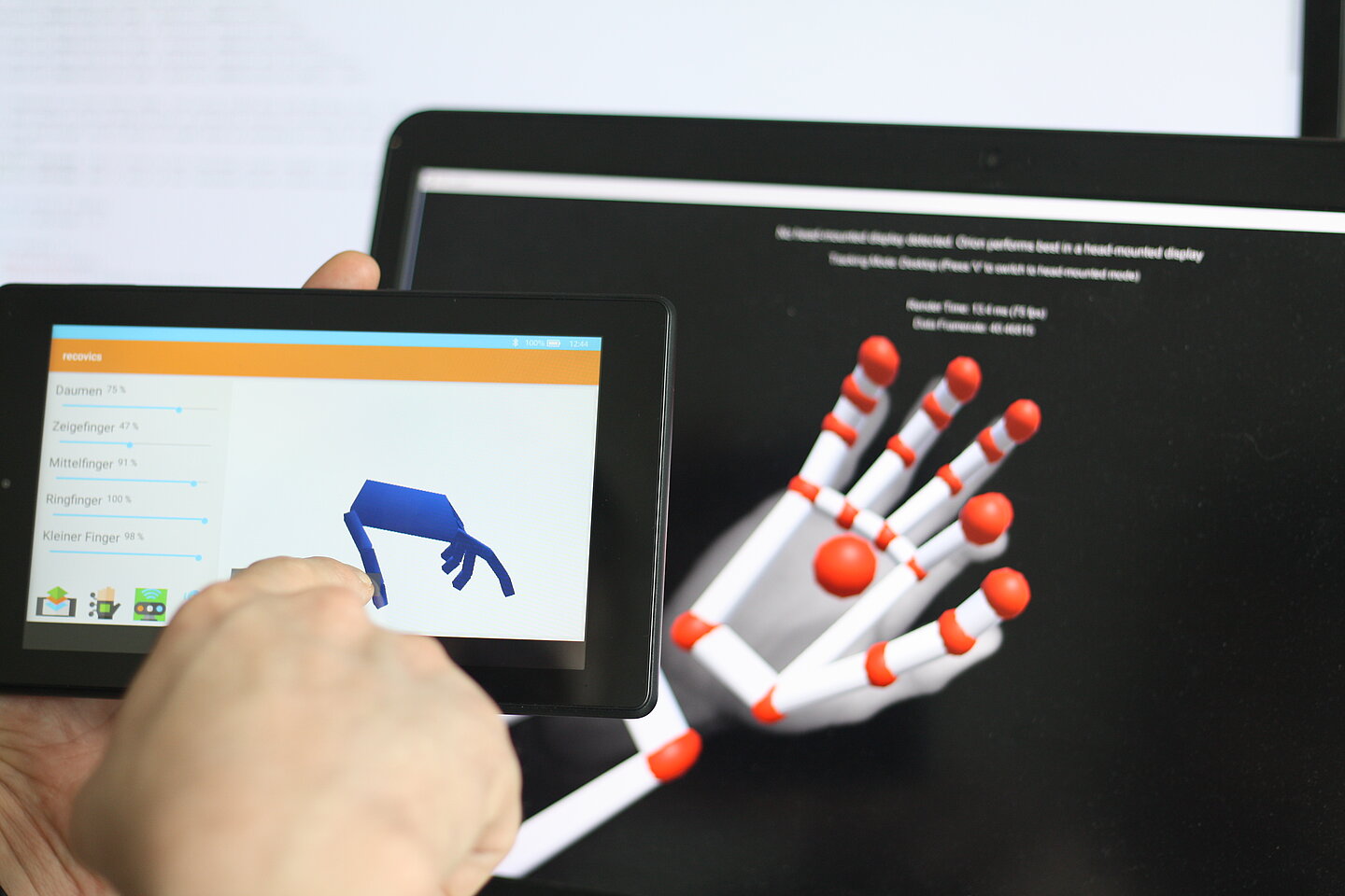 Steuerung der Exohand Steuerung der Exohand