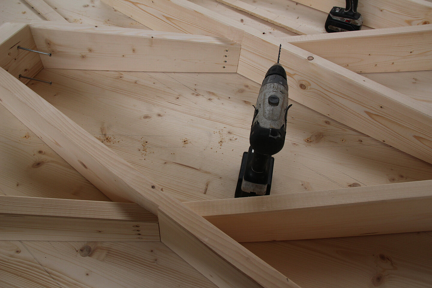 Timberplan Montage eines Holzdachs
