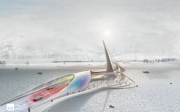 Visionäre Brücke aus Carbonbeton